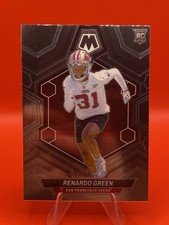 2024 Panini Mosaic #358 Renardo Green San Francisco 49ers Rookie Trading Card. rookie card picture