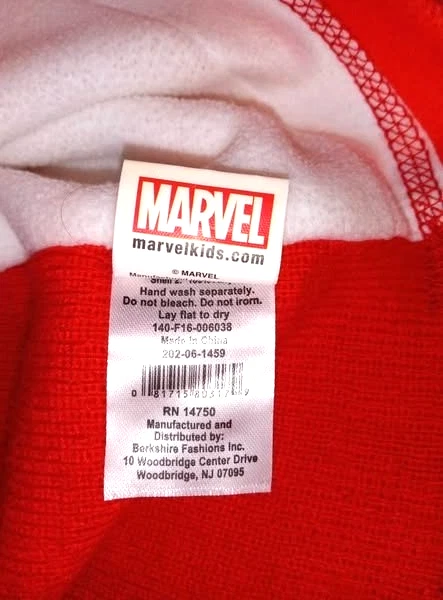 Boné Homem-Aranha Balaclava Masculino Tamanho Único Vermelho Cosplay Máscara Fantasia de Super-herói - Imagem 3 de 3