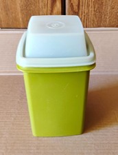 Vintage Tupperware Pickle Lifter Avocado Green #1330 3 Piece Set Container