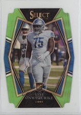 2021 Select Premier Level Neon Green Prizm Die-Cut 202/349 Levi Onwuzurike 11nq