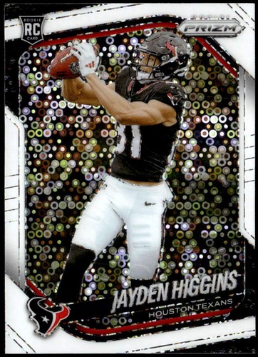 2025 Panini Prizm #376 Jayden Higgins White Disco Rookie