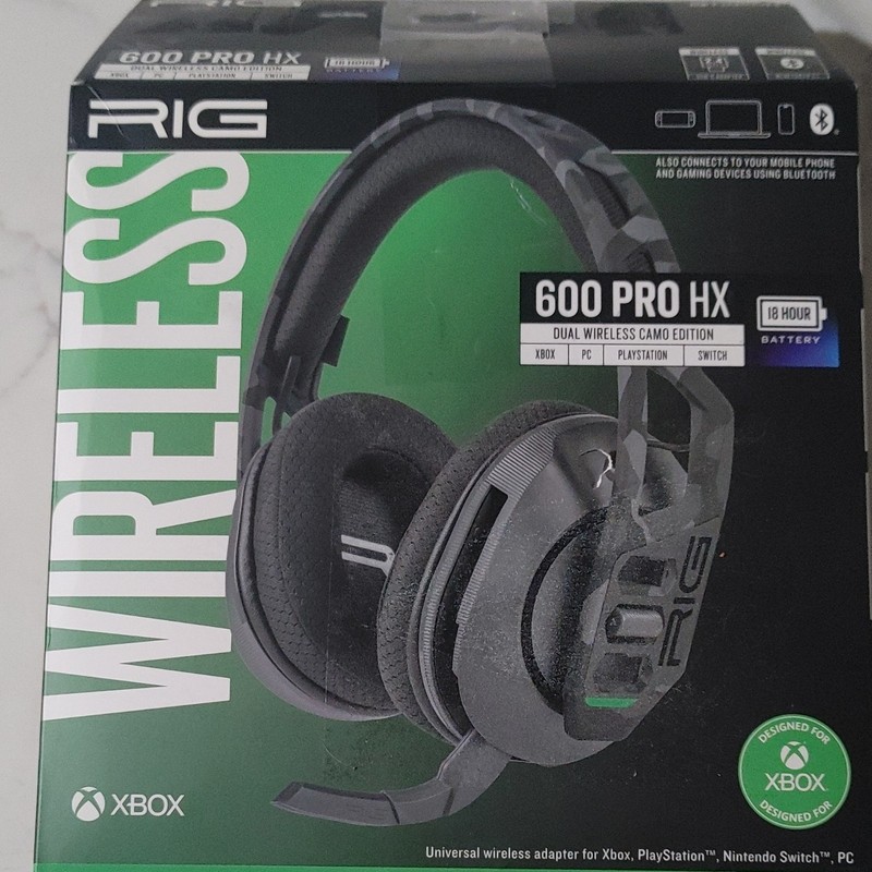 RIG 600 PRO HX Dual Wireless Gaming Headset Xbox USB-C Bluetooth Black/Gray