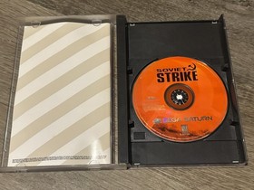 Soviet Strike Sega Saturn Complete CIB Authentic Good Shape