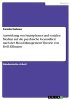 Carolin Hahnen | Auswirkung Von Smartphones Und Sozialen Medien Auf Die...