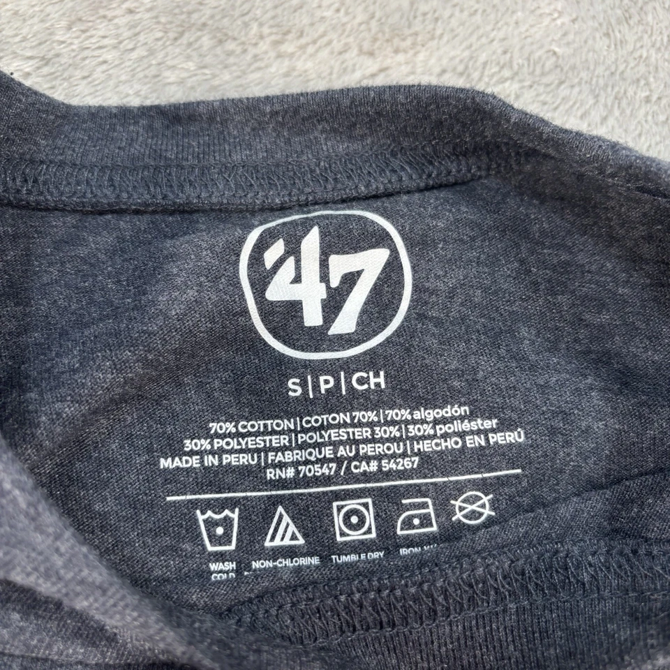 Camisa pequeña de los Medias Rojas de Boston para hombre Fenway Park Citgo signo gris negra jaspeada 47 Foto 4 de 4