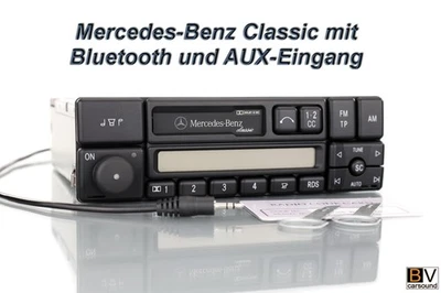 Mercedes-Benz Classic Bluetooth AUX MP3 Radio E-Klasse W124 S124 C124 A124 Coupe - Bild 1 von 4