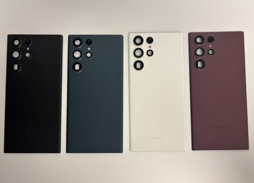 Original OEM Samsung Galaxy S22 Ultra SM-S908 Back Cover W/Camera Lens - Grade B