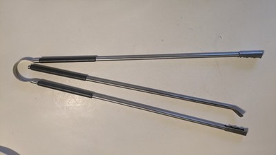 blomus Stainless Steel USED Contemporary Lite-weight Fireplace Hearth Tools.