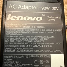 Lenovo ThinkPad 90W Charger Adapter Power Cord Supply Cable OEM Laptop