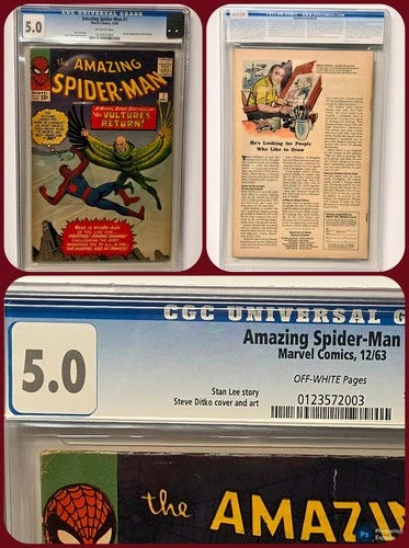 The Amazing Spider-Man #7 (Marvel Comics November December 1963) CGC 5.0