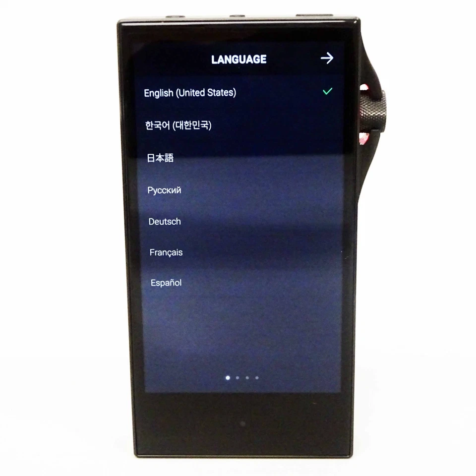 Reproductor de audio portátil Astell & Kern SA700 Onyx negro AK-SA700-OB DAP Japón usado Foto 2 de 4