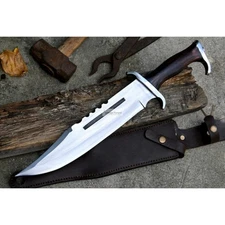 Custom Handmade Carbon Steel Blade Rambo III Knife | Hunting Knife Camping