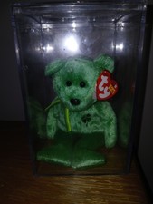 TY Beanie Baby - DUBLIN the Irish Bear (8.5 inch) W/case