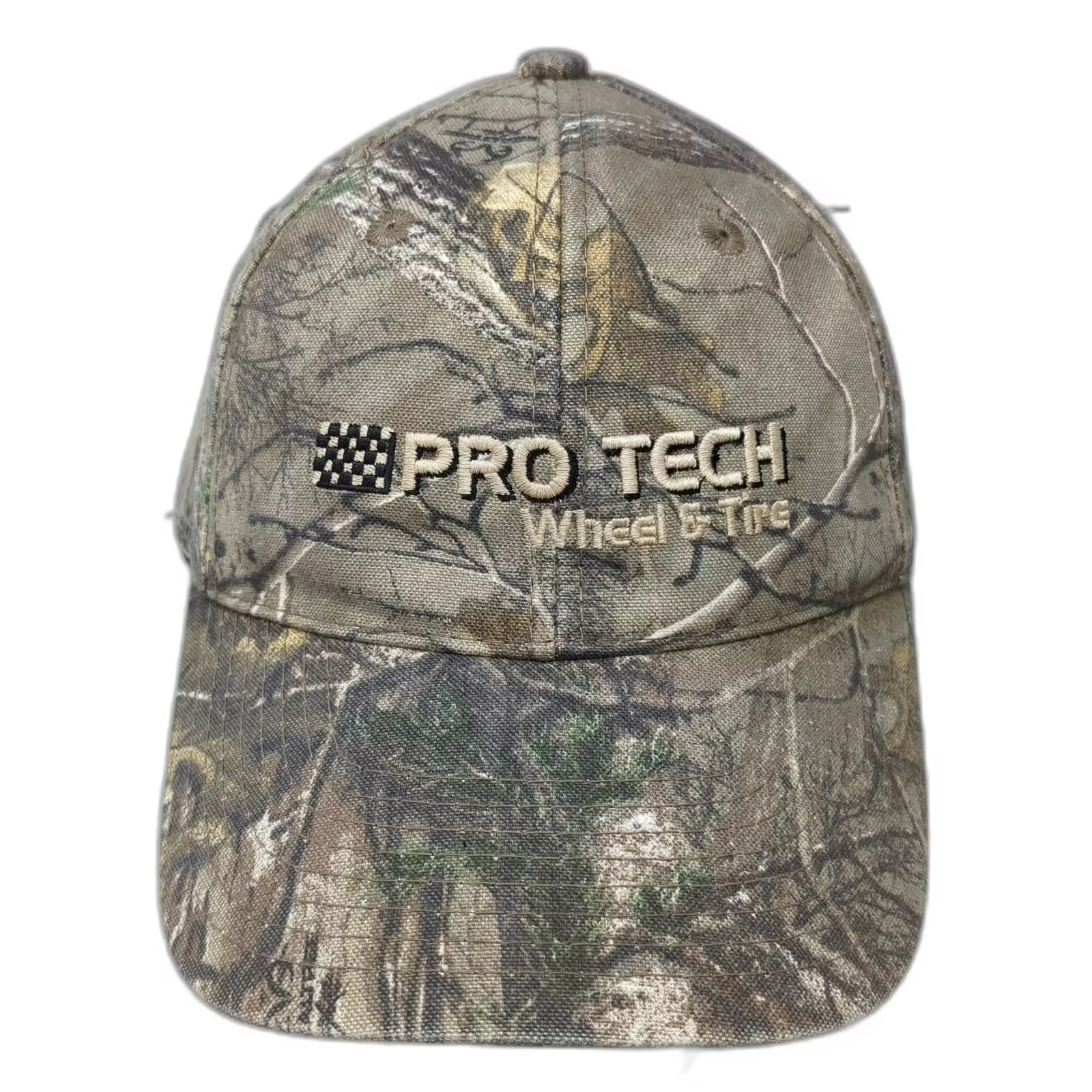 Port Authority Pro Tech Wheel Tire Hankook Camo Brown Green Baseball Cap Hat OS