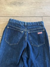 True Vintage 1970s Barbados Swiss Made Women&rsquo;s Dark Blue Denim Jeans 26x30