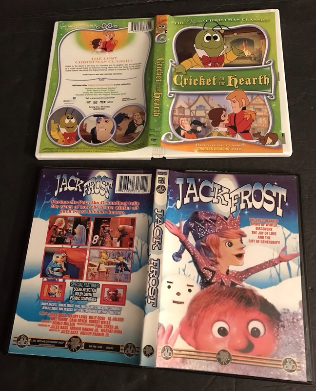 Cricket On The Hearth DVD Jack Frost DVD 2 Christmas Rankin & Bass TV Specials