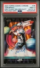 2024 TOPPS COSMIC FIRST FLIGHT ORANGE GALATIC TOM BRADY 14/25 PSA 9 AUTO 10