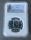 1964 50C KENNEDY Portrait HALF Dollar 50TH ANNIVERSARY NGC PF 69 SILVER COIN