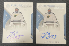 2018-19 SP AUTHENTIC LANDON BOW #156 FUTURE WATCH AUTO #ed /999 (PAIR)