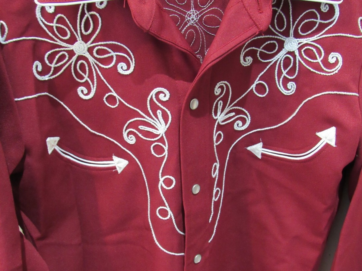 Vintage H Bar C California Ranchwear Red Shirt men's size Vintage H Bar C California Ranchwear Red Shirt men's size