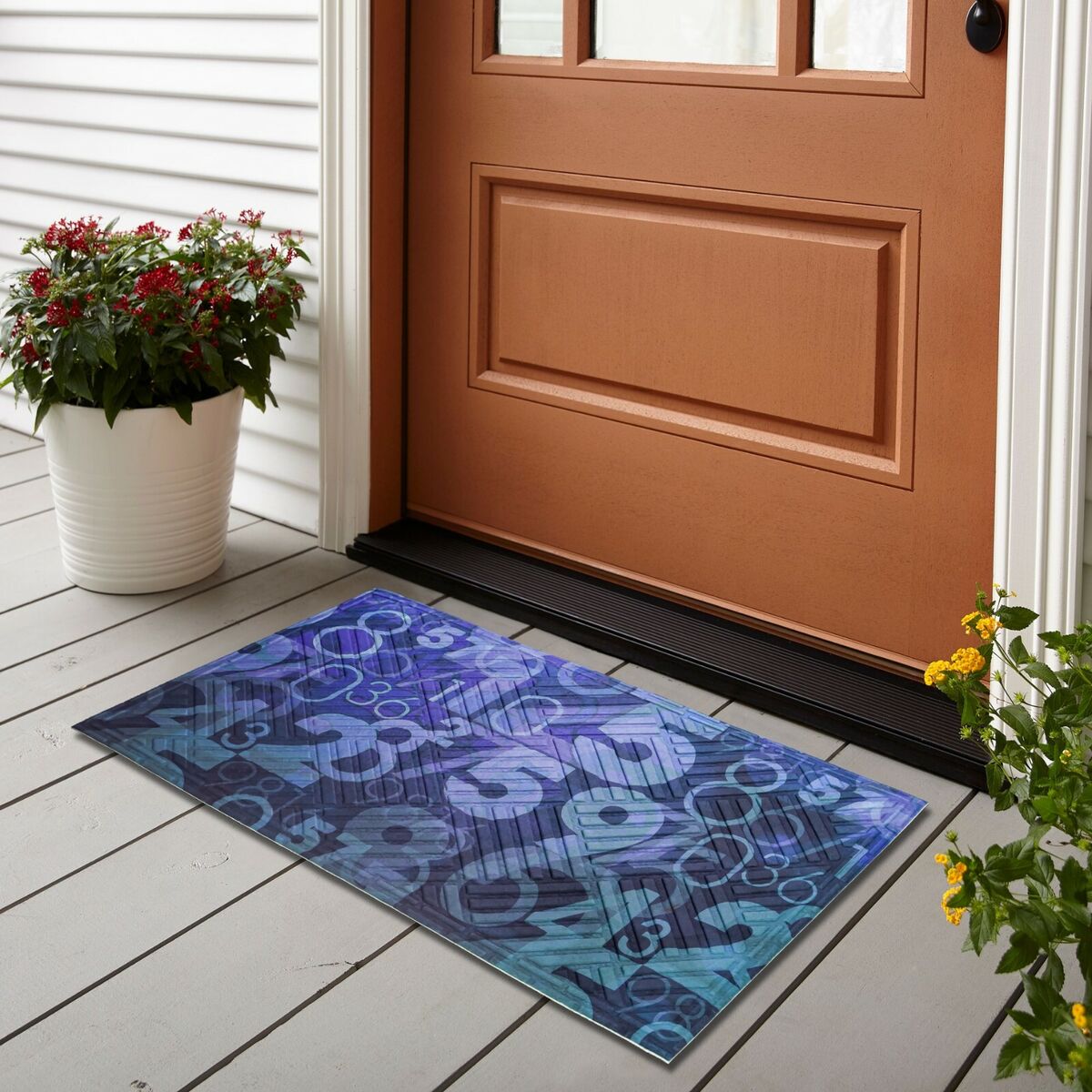 Doormat Rug door mat Waterproof Indoor Color Decor Front Holiday Home  Doormats