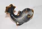 Vintage MARINELAND Souvenir WHALE or Happy Fish 4" FIGURINE w/ Gold Details   — photo 4