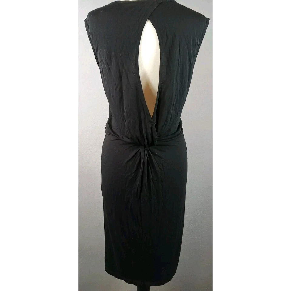 Vestido Joe Fresh Mujer Sin Mangas Cerradura Negro Embrujado Gótico Ligero Talla S/P Foto 3 de 4