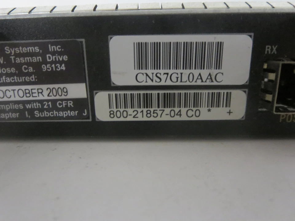 CISCO PA-POS-2OC3 CNS7GL0AAC 2 Port Packet/SONET OC3c/STM1 Port Adapter - Image 2 of 4
