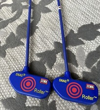 Kids Beginner Snag Roller Putter Golf Club Blue lot of 2