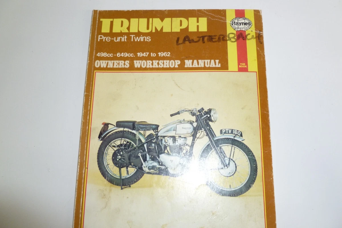 アクセサリー  Motorcycle Repair Manual Motorcycle Manuals & Literature 1962 1962 Year of Publication