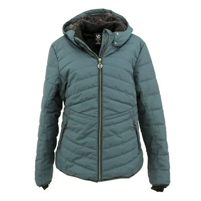 DARE 2B Damen Parka Winterjacke Steppjacke Anorak Kapuze petrol blau 29781 - Bild 1 von 4
