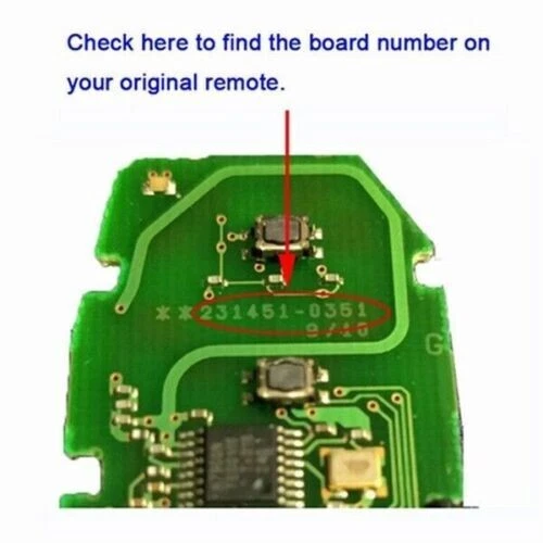 Unlock for Toyota Highlander 2020-2022 Smart Key Remote Fob HYQ14FBC 231451-0351 Foto 3 de 4