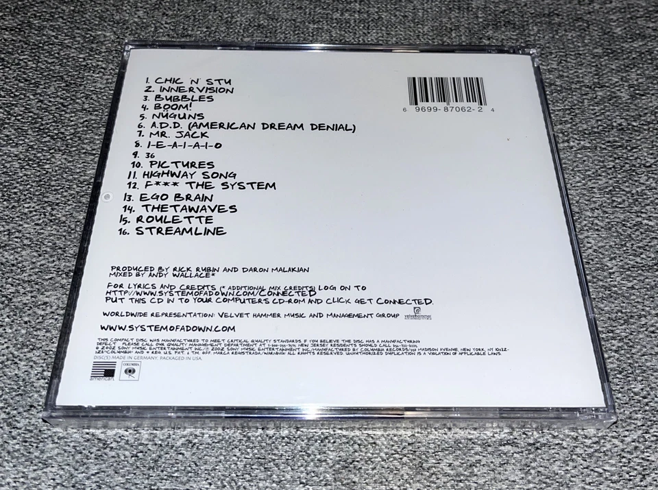 Steal This Album by System of a Down  (New CD)⭐️Buy Any 3 Get 1 Free⭐️ - Image 2 of 2