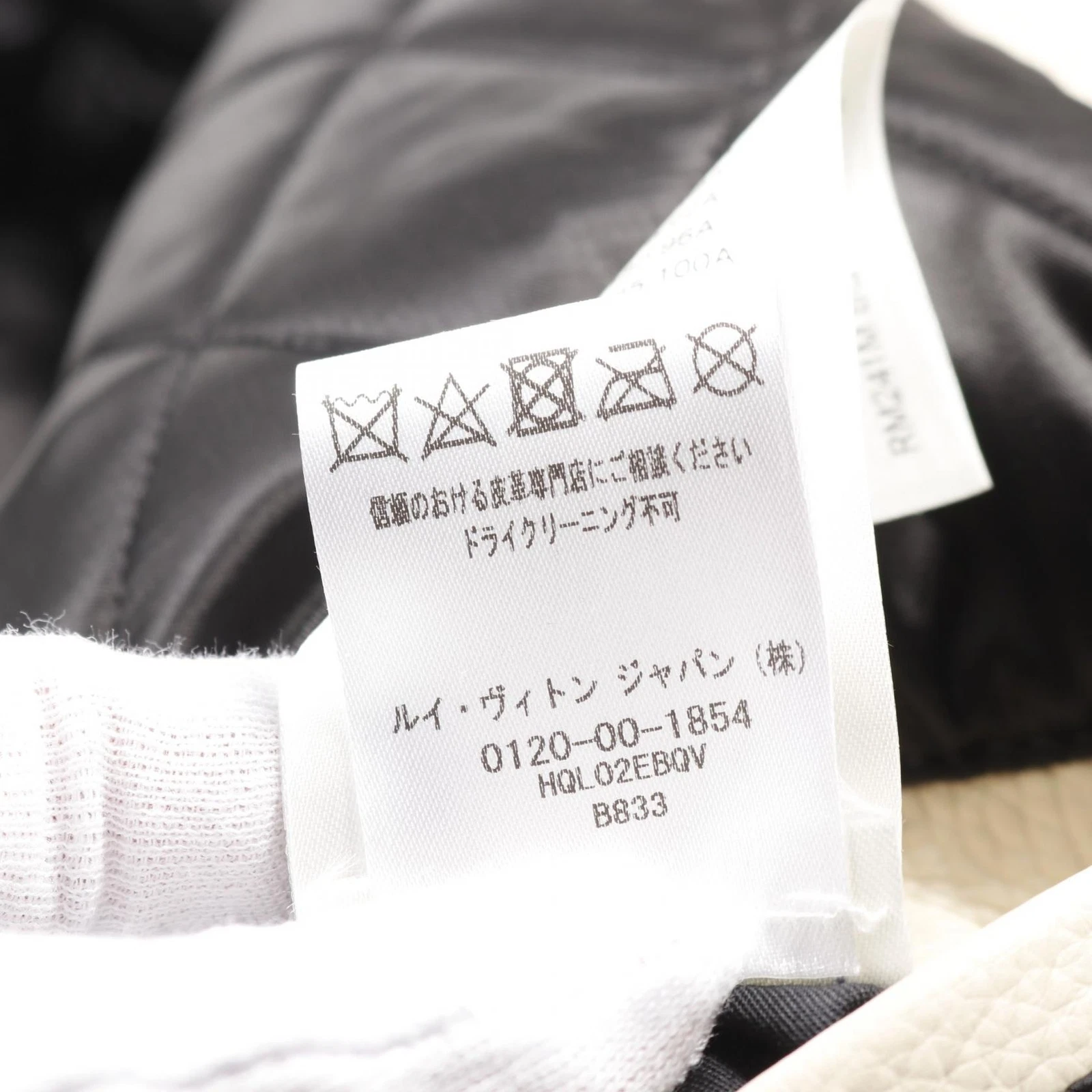 LOUIS VUITTON（LV） Giacca LOUIS VUITTON blouson firma logo #50 RM241M BQV HQL02E pelle nylon