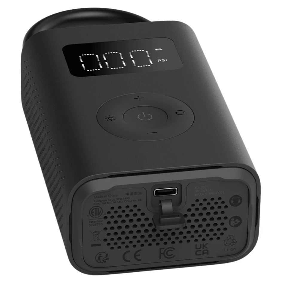 Xiaomi Portable Electric Air Compressor 2 Compressore Elettrico Portatile Usb-C - Immagine 3 di 4