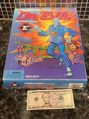 1998 Playing Mantis Captain Action DR. EVIL Action Figure - Arch Enemy NIB NOS