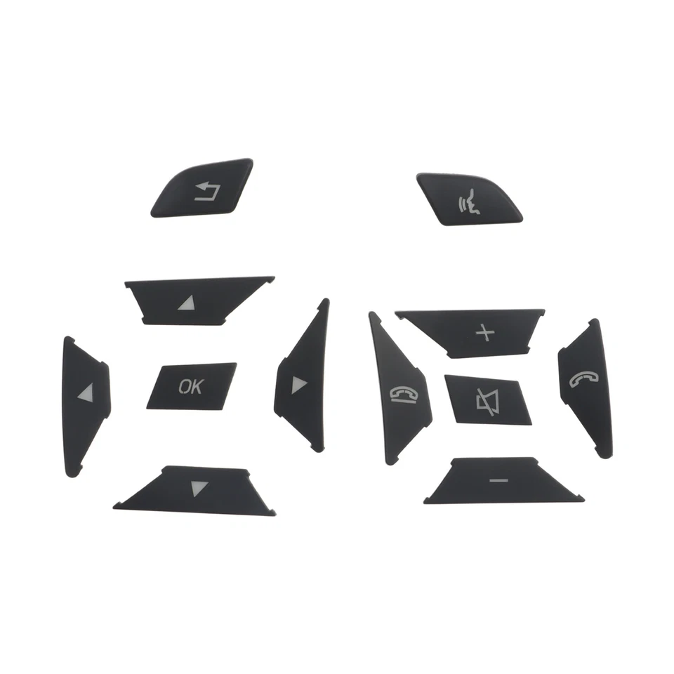 Calcomanía de ajuste de botón de función del volante para Mercedes-Benz SL65 AMG 2013-2016 Foto 4 de 4