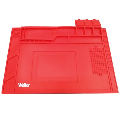 Silikon Schweißmatte mittelgroß rot Weller WLACCWSM2