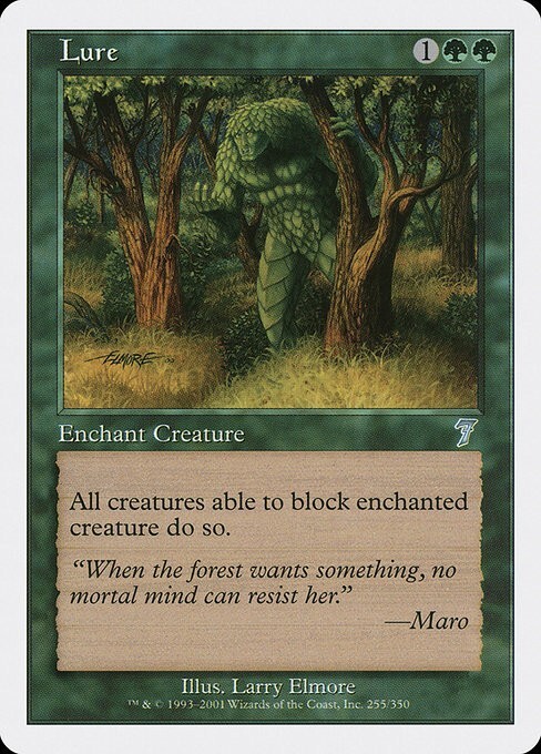 MTG 7th Edition --- LURE --- Uncommon! NM! Magic the Gathering!