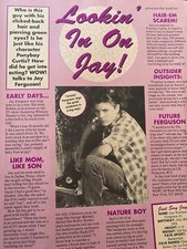 Jay Ferguson, The Outsiders, Full Page Vintage Clipping, c