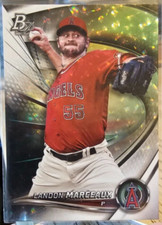 2022 Bowman Platinum Ice Foil Landon Marceaux #TOP-26 Angels