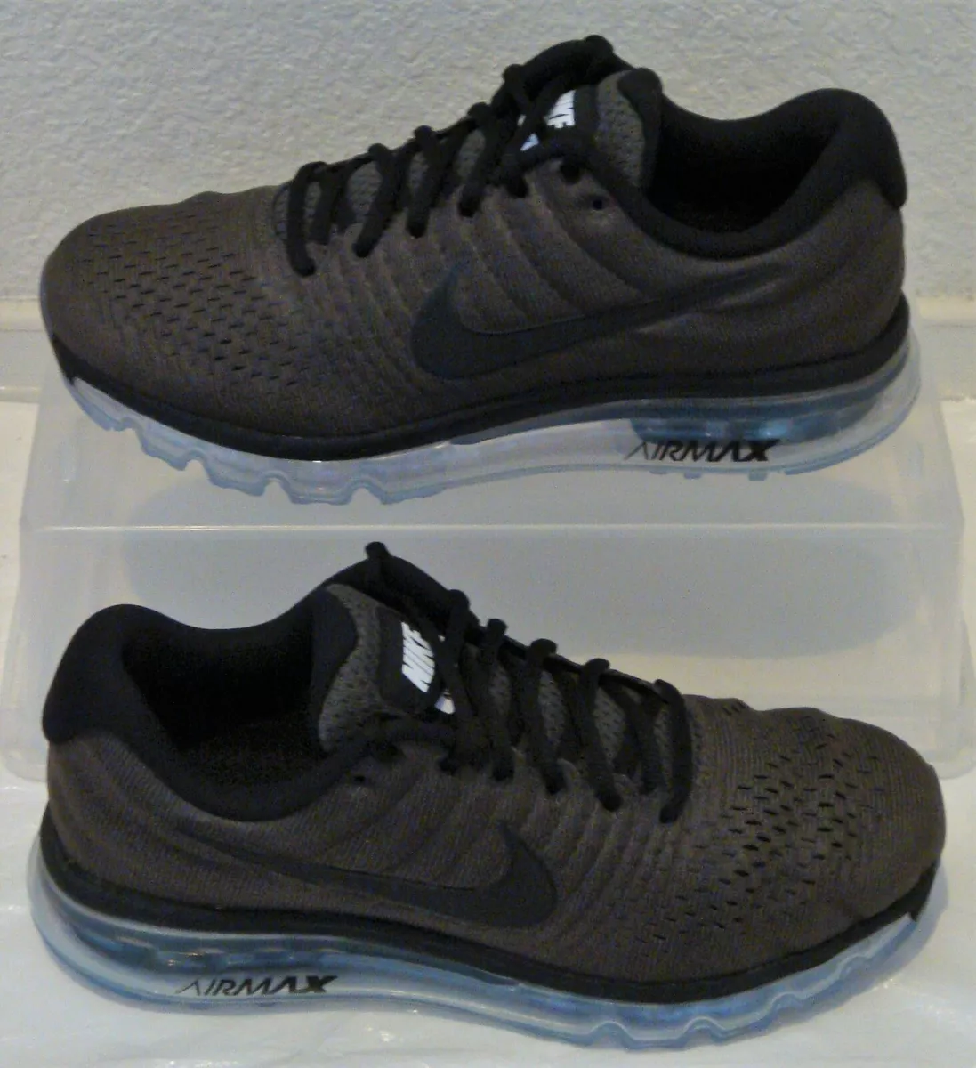 New Nike Air Max 2017 Cargo Khaki Black Mens US Size 10 UK 9 EUR