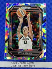 2023 #58 Cayla George WNBA Panini Prizm Basketball Ice Prizm Aces