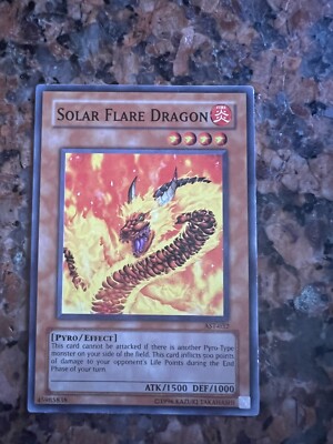 Yu-Gi-Oh! TCG Solar Flare Dragon Ancient Sanctuary AST-032 Unlimited Common  | eBay