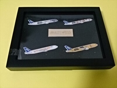 STAR WARS Pins Set TM ANA Airline JET Airplane Disney Licensed LTD 