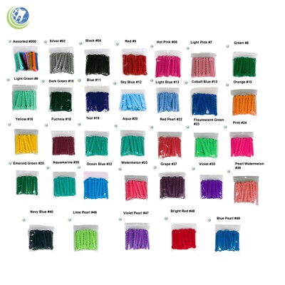 1008-Piece Bag Dental Orthodontic Elastic Bands (Ligature Ties) - 36 Assorted Colors