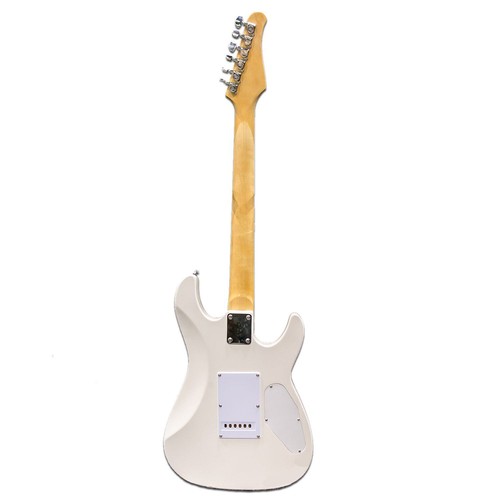 Sawtooth ST-M24 Left Handed Electric Guitar with Floyd Rose, Satin White - Picture 3 of 3