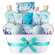 BRAND NEW Spa Gift Baskets for Women, Bath and Body 12Pcs Ocean Spa Kit