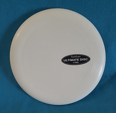 FlashFlight Frisbee Ultimate Disc White 175 Grams