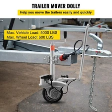 12V Motorised Jockey Wheels Electric Power Mover Maneuver Trailer Boat 350W